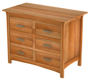 Cyprus Changing Table, in Simulated Natural Cherry