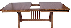 70 x 46 Eastern Dining Table, Hickory Hardwood, Sunset Finish