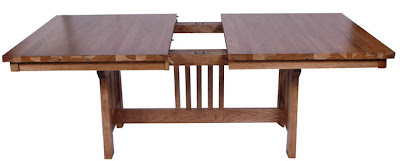 70 x 46 Eastern Dining Table, Hickory Hardwood, Sunset Finish