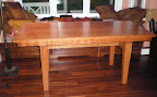 70 x 32 Lancaster Dining Table, Cherry Hardwood, Chocolate Finish