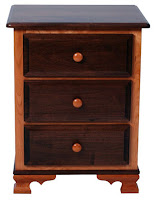 Praiire Nightstand in Natural Walnut and Cherry