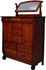 Classic Dresser, Oak Hardwood, Medium Finish