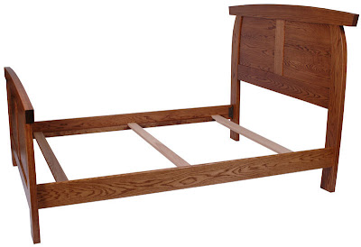 Haiku Bed, Oak Hardwood, Medium Finish