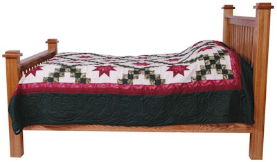 Prairie Bed, Oak Hardwood, Medium Oak