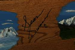 Original Original Ken Phillips painted hope chest signed by Sean Swarner entitled �Summits of Hope�