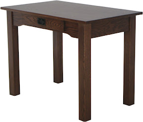 Mission Writing Desk, Oak Hardwood, Lexington Finish
