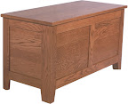 Shaker Cedar Chest, Oak Hardwood, Antique Finish