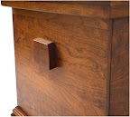 Spring Lotus Cedar Chest, Cherry Hardwood, Antique Finish