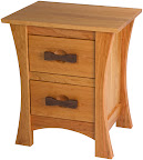 Zen Shaker Nightstand, Oak Hardwood, Medium Finish