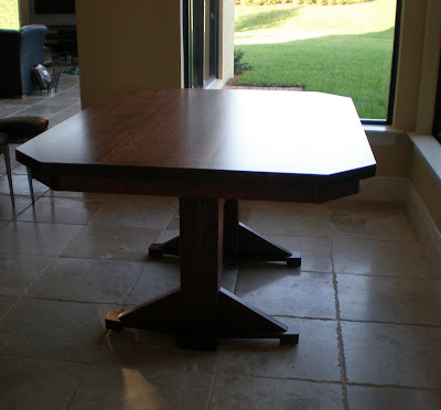 70 x 46 Woodland Dining Table, Oak Hardwood, Medium Finish