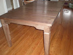 50 x 32 Harvest Dining Table, Walnut Hardwood, Oil & Wax Finish