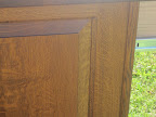 Lotus Dresser, Quarter Sawn Oak Hardwood, Rustic Finish