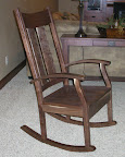 Montrose Rocking Chair, Oak Hardwood, Lexington Finish