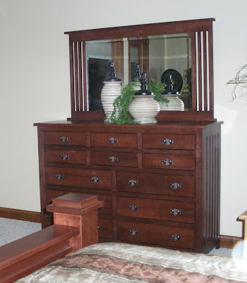 Mission Dresser, Oak Hardwood, Lexington Finish