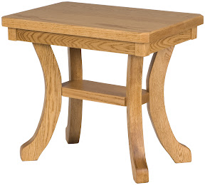 Montrose End Table, Medium Oak