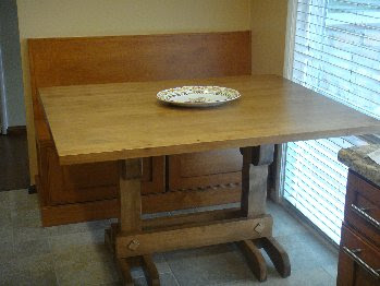 50 x 40 Mayfair Kitchen Table in Custom Hard Maple