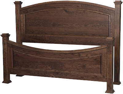 Concord Narrow Bed, Mahogany Oak