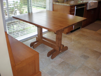 50 x 40 Mayfair Kitchen Table in Custom Hard Maple