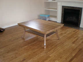 Montrose End Table, Sunset Hickory