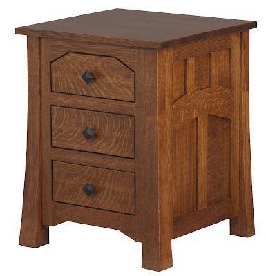Edmonton Nightstand, Autumn Quarter Sawn Oak