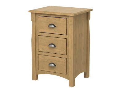 Catalina Nightstand in Simulated Natural Cherry