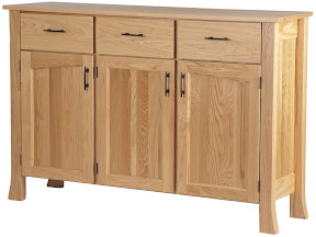 Palmero Kitchen Buffet  in Natural Oak