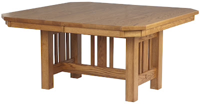 60 x 60 Plains Mission Dining Table in Honey Oak