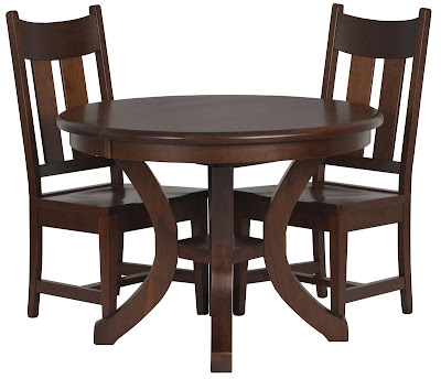 Montrose Dining Table and Dining Chairs in Chocolate Cherry