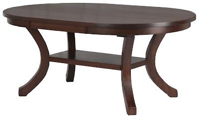 Montrose Dining Table in Chocolate Cherry