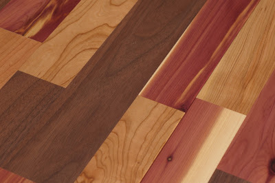 42 x 43 Pennsylvania Kitchen Table in Custom Walnut, Cherry and Cedar