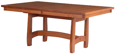 Montreal Dining Table in Red Cherry