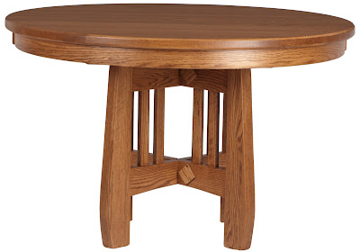 42 Inch Diameter Sonora Round Table in Medium Oak