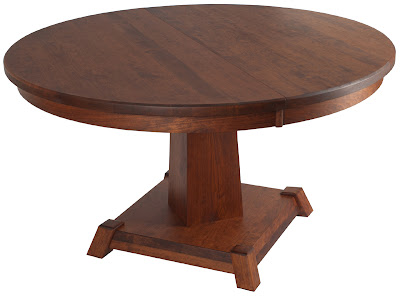54" Diameter Turin Round Table in Antique Cherry