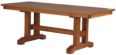 80 x 34 Trestle Table in Natural Cherry