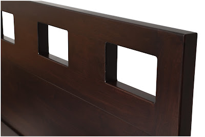 Dakota Bed Frame in Mocha Walnut