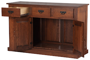 56 x 36 Mission Buffet in Wild Cherry