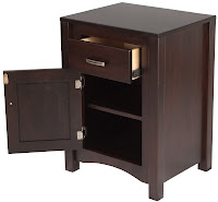 Dakota Nightstand in Mocha Walnut