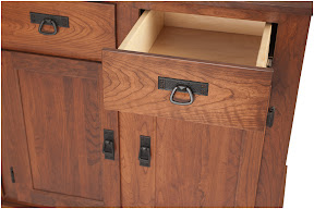 56 x 36 Mission Buffet in Wild Cherry