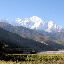  &ndash; mountains seeen from the Jomsom trail
