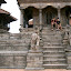  &ndash; stone sculptures in front of Krishna Mandir in Bhaktapur Durbar Square