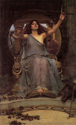 Circe ofreciendo la copa a Odiseo