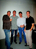 lynnard, keith, bear, justin.  at the spruce opening party.