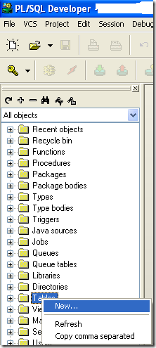 PL/SQL Browser Window