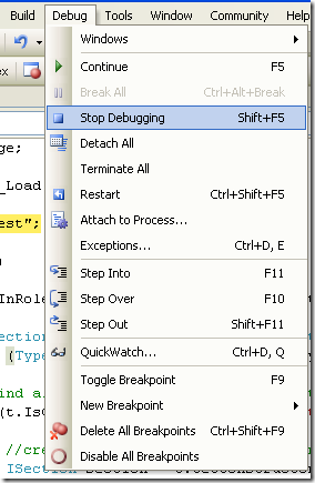How to Debug/Unit Test C# Application With Visual Studio