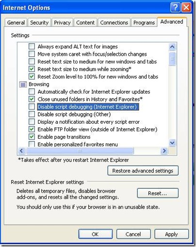 How to Debug/Unit Test JavaScript Functions in VS2005