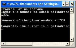 How to Check Palindrome using C#