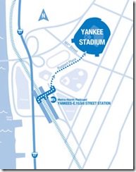 Yankee Stadium MNR Sta Map