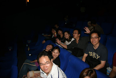 All of us inside the cinema just going crazy before the movie starts.