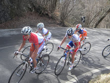 Il gruppetto delle migliori con Guderzo, Vos e Cooke - Foto © Cicloweb.it