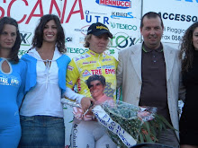 Ina Teutenberg sul palco premiazioni - foto Giuseppe Cristiano